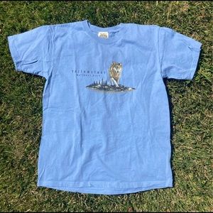 Yellowstone Natl. Park Wolf Shirt